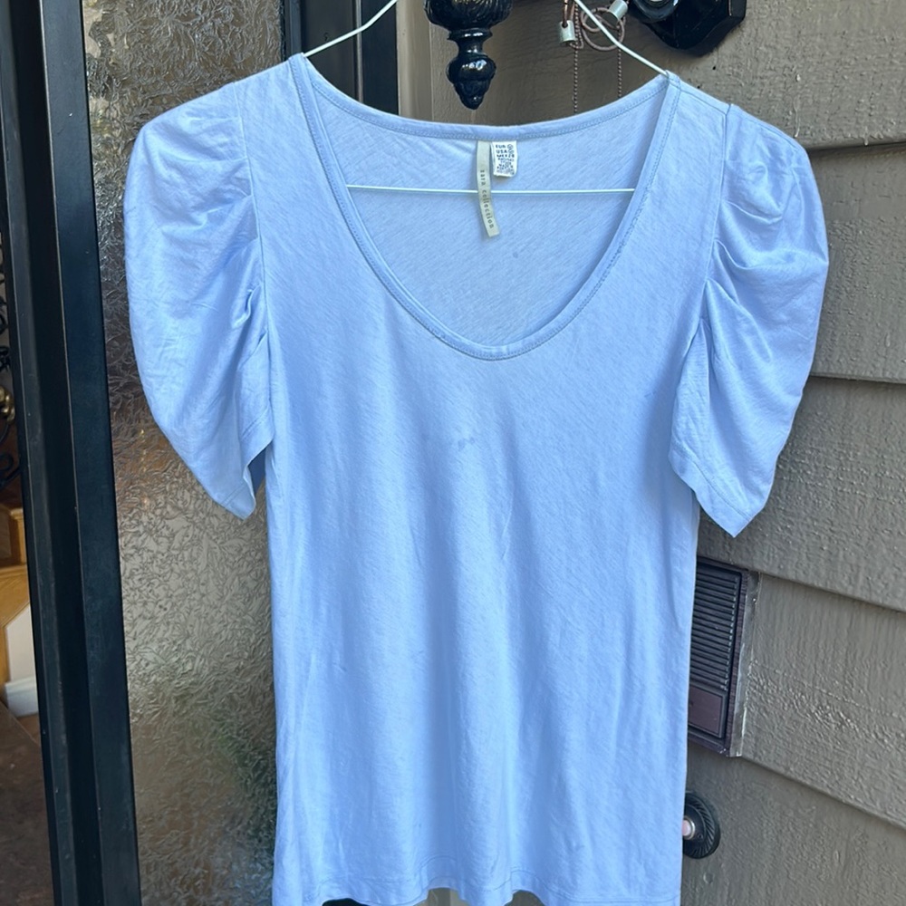 Zara cotton size M Blue Stylish T shirt